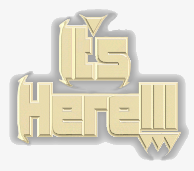 It's here title graphic.